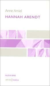 Portada: HANNAH ARENDT (SERIE ANAFORA)