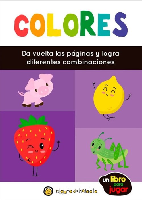 Portada: COLORES UN LIBRO PARA JUGAR