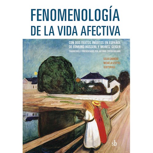 Portada: FENOMENOLOGIA DE LA VIDA AFECTIVA