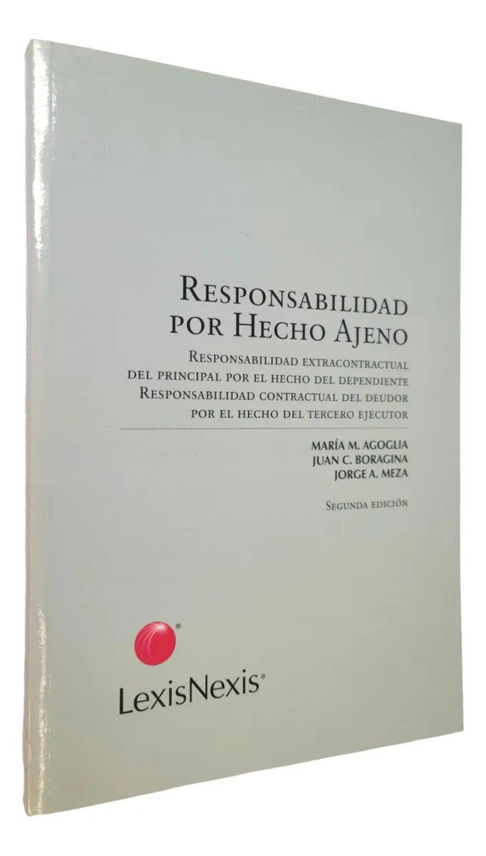 Portada: RESPONSABILIDAD POR HECHO AJENO