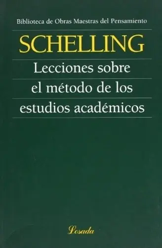 Portada: LECCIONES SOBRE EL METODO DE LOS ESTUDIOS ACADEMICOS