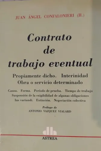 Portada: CONTRATO DE TRABAJO EVENTUAL