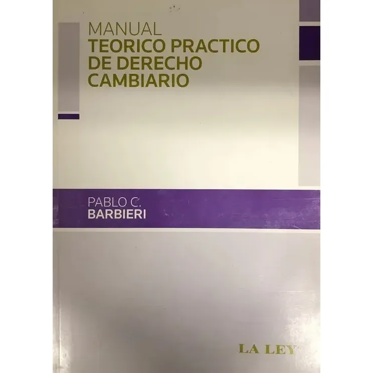 Portada: TEORICO PRACTICO DE DERECHO CAMBIARIO