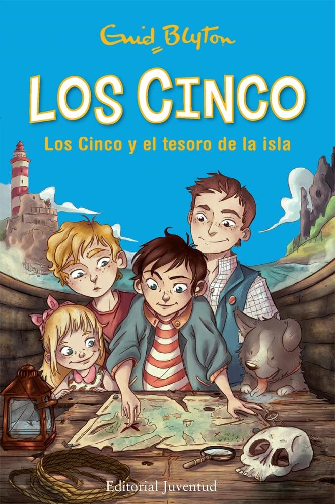 Portada: LOS CINCO Y EL TESORO DE LA ISLA
