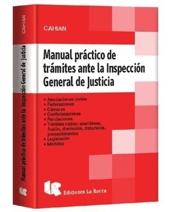 Portada: MANUAL PRÁCTICO DE TRÁMITES ANTE LA INSPECCIÓN GENERAL DE JUSTICA