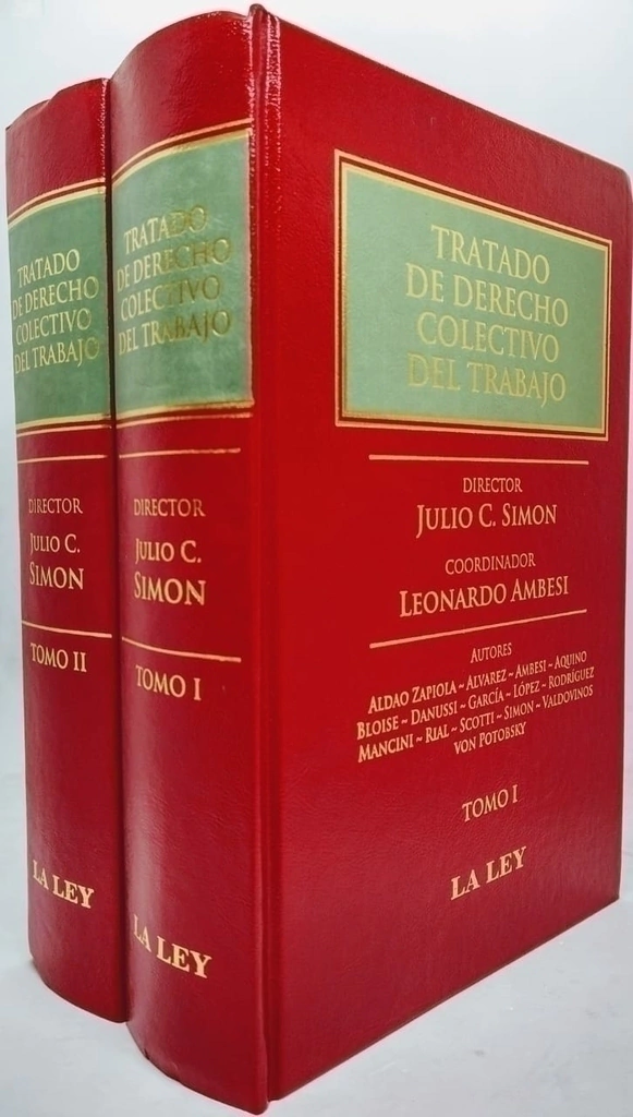 Portada: TRATADO DE DERECHO COLECTIVO DEL TRABAJO (2 TOMOS)