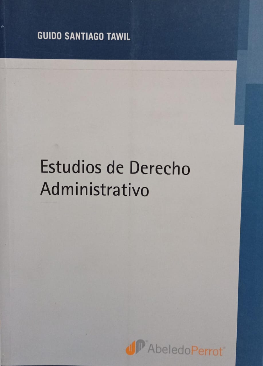 Portada: ESTUDIOS DE DERECHO ADMINISTRATIVO