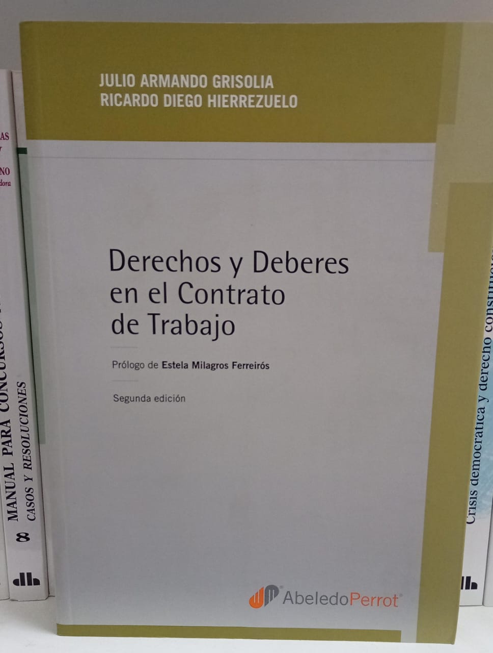 Portada: DERECHO Y DEBERES EN EL CONTRATO DE TRABAJO