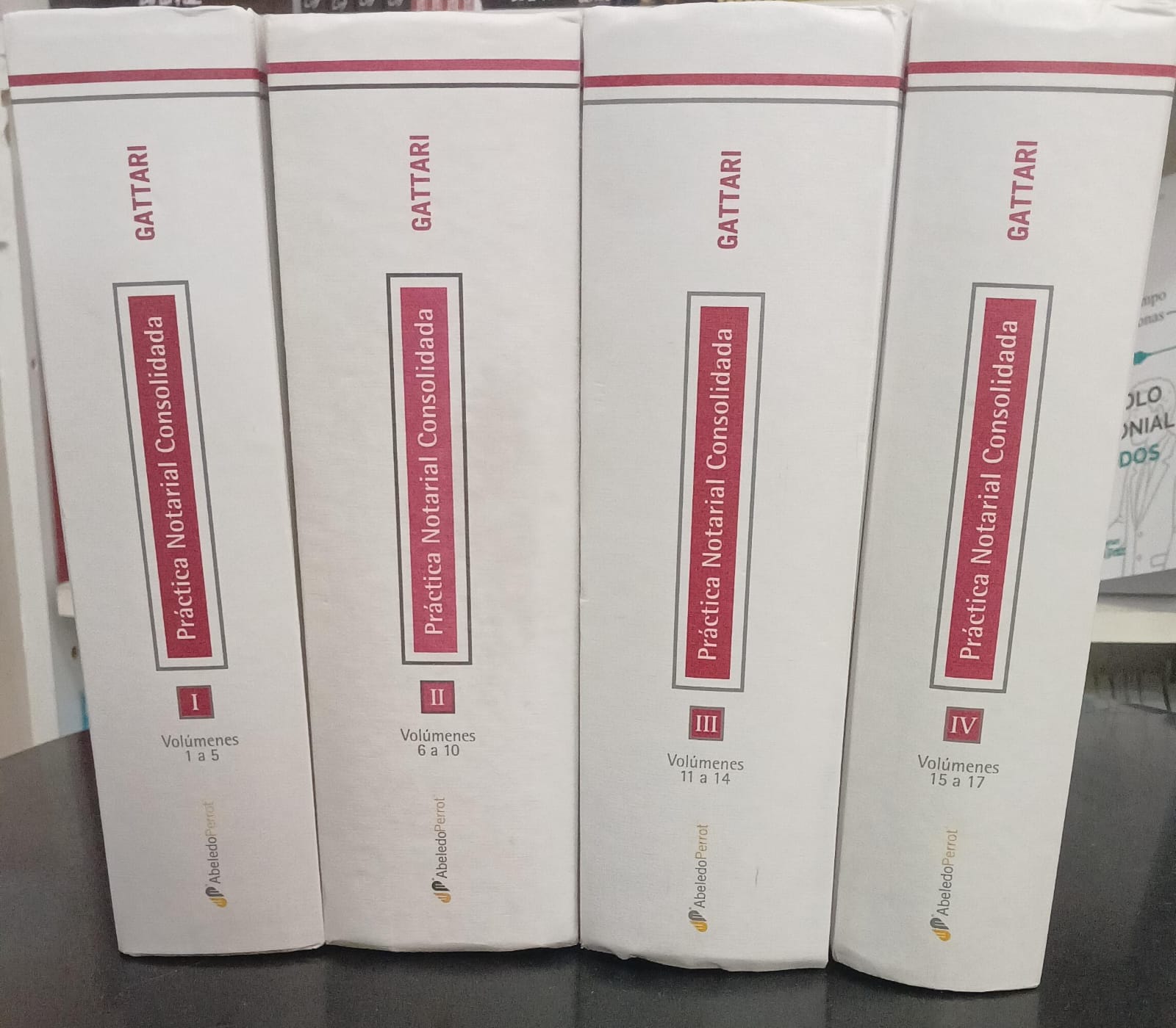 Portada: PRACTICA NOTARIAL CONSOLIDADA. 4 TOMOS