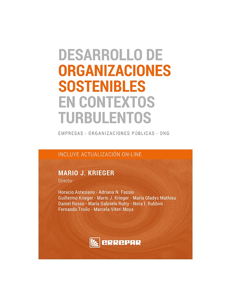 Portada: DESARROLLO DE ORGANIZACIONES SOSTENIBLES E CONTEXTOS TURBULENTOS