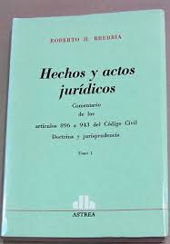 Portada: HECHOS Y ACTOS JURIDICOS  TOMO 2