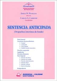 Portada: SENTENCIA ANTICIPADA