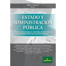 Portada: ESTADO Y ADMINISTRACION PUBLICA