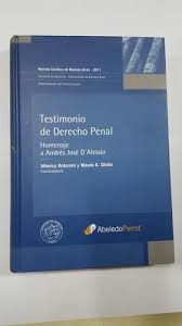 Portada: TESTIMONIO DE DERECHO PENAL