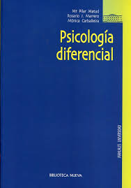 Portada: PSICOLOGIA DIFERENCIAL