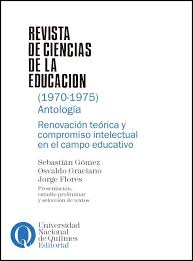 Portada: REVISTA DE CIENCIAS DE LA EDUCACION (1970 - 1975) ANTOLOGIA