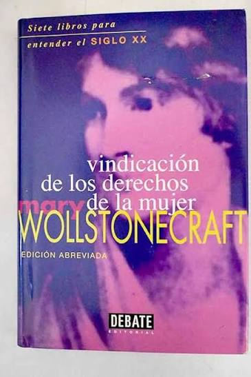 Portada: VINDICACION DE LOS DERECHOS DE LA MUJER