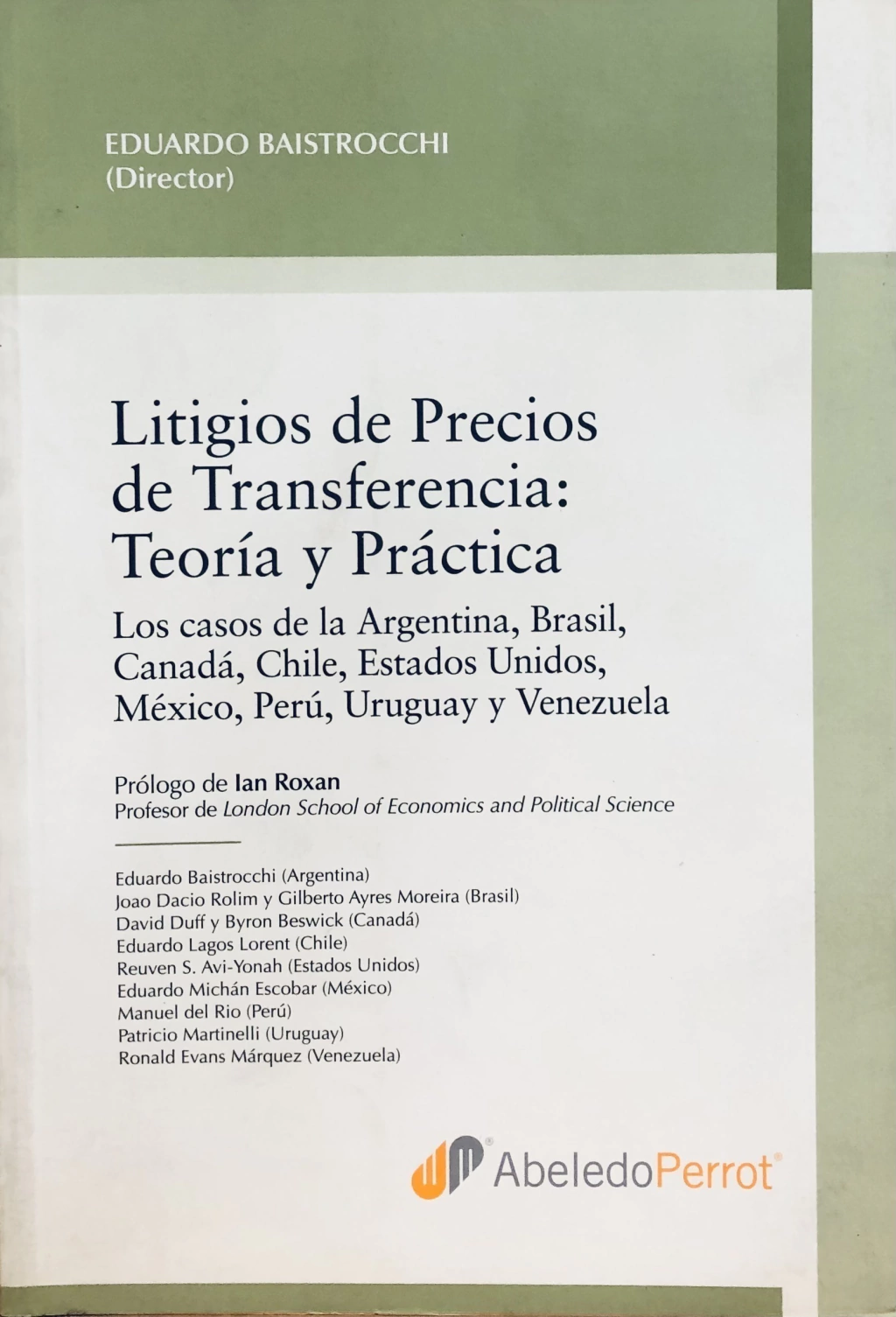 Portada: LITIGIOS DE PRECIOS DE TRANSFERENCIA- TEORIA Y PRACTICA