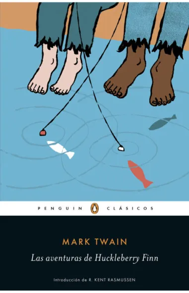 Portada: LAS AVENTURAS DE HUCKLEBERRY FINN