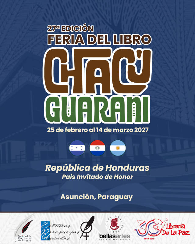 Afiche de la Feria del Libro Chacú-Guarani 2027