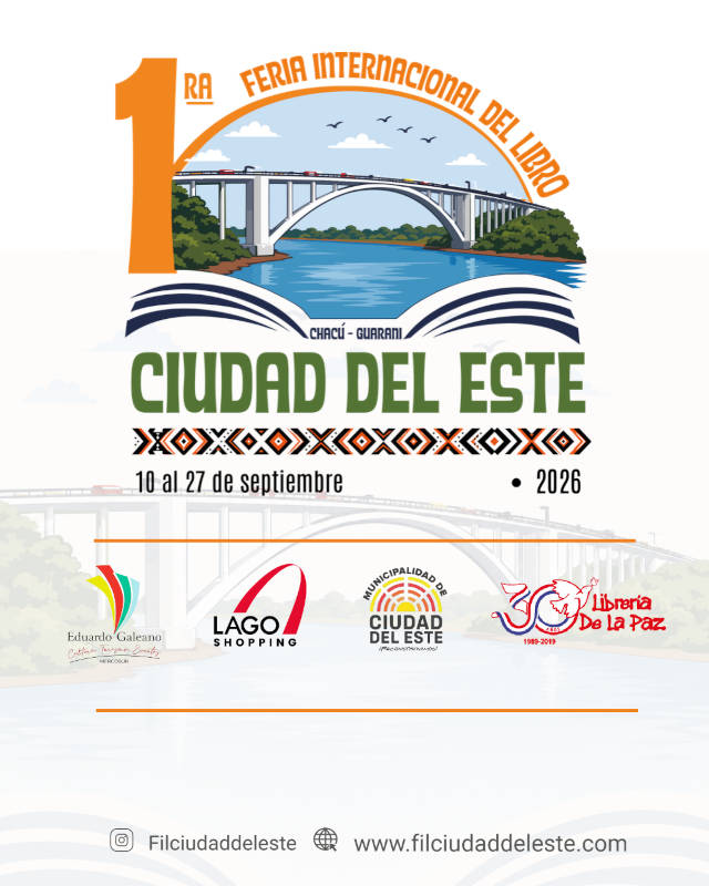 Afiche de la Feria Internacional del Libro Ciudad del Este